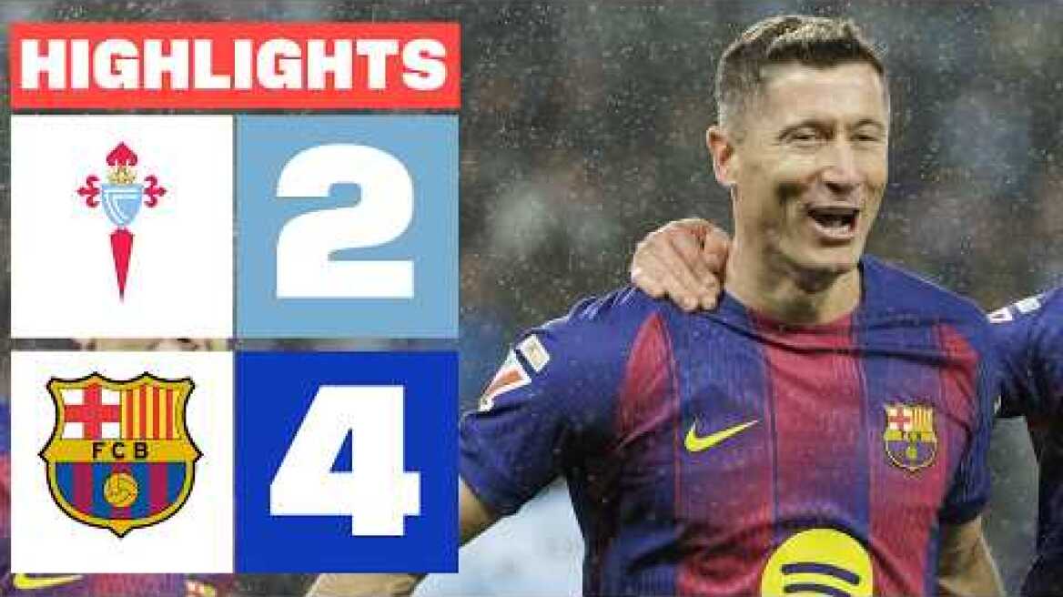 CELTA 2 - 4 FC BARCELONA | RESUMEN LALIGA EA SPORTS