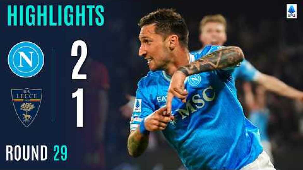 NAPOLI-LECCE 2-1 | HIGHLIGHTS | Politano Shines in Napoli’s Comeback Win | SERIE A 2025/26