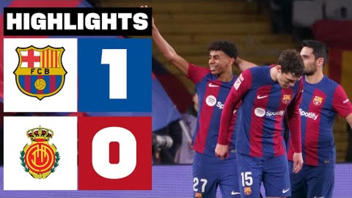 FC BARCELONA 1 - 0 RCD MALLORCA | RESUMEN LALIGA EA SPORTS