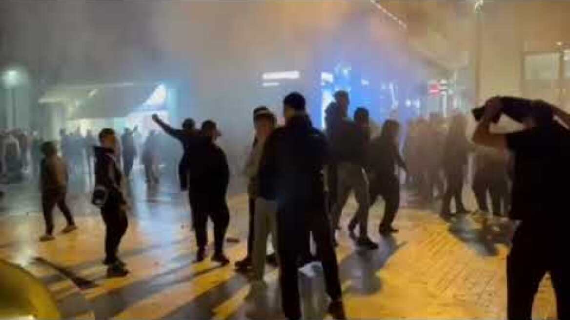 ΟΦΗ - Κύπελλο: Χαμός στο κέντρο του Ηρακλείου με τους εορτασμούς