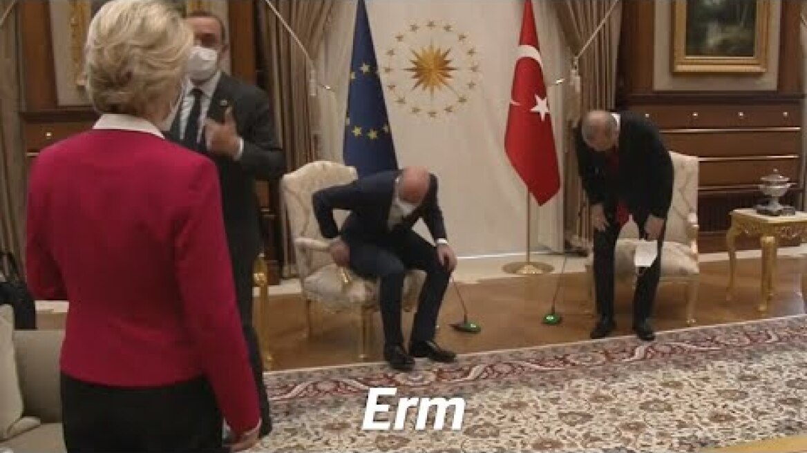 Ursula von der Leyen sidelined to sofa: 'Diplomatic fiasco' during EU presidents' trip to Turkey