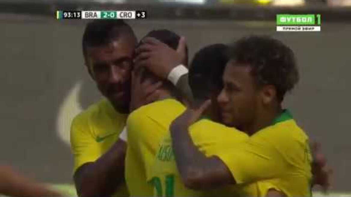 Brazil vs Croatia 2-0 All Goals & Highlights 03/06/2018