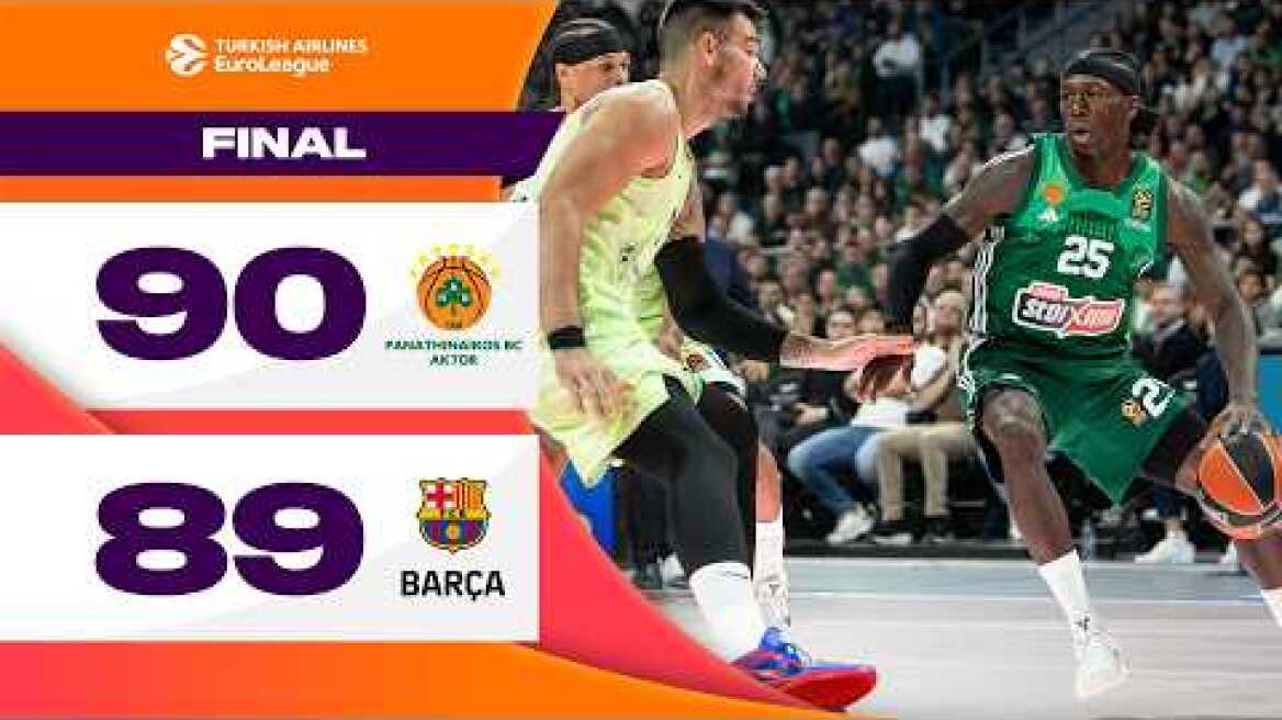 Panathinaikos-Barcelona | RS Round 13 Highlights | 2024-25 Turkish Airlines EuroLeague