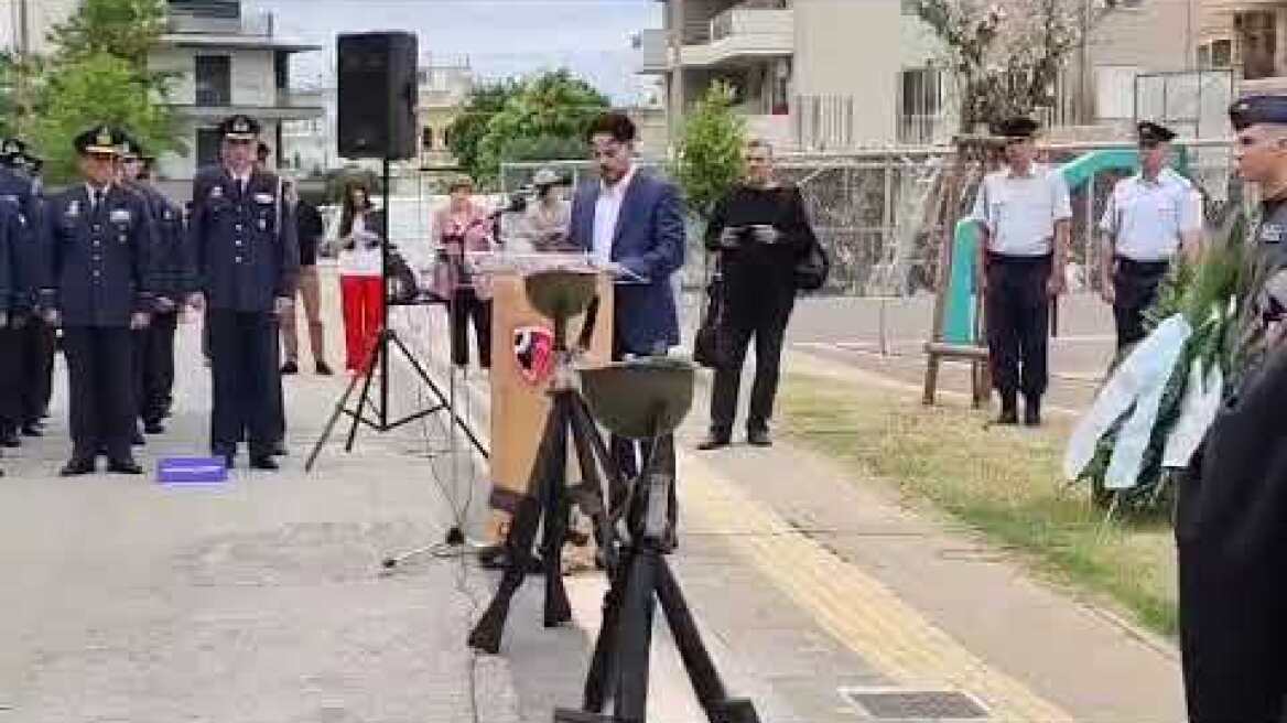 Ο γιος του ήρωα Σμηναγού Κώστα Ηλιακη, Γιάννης 