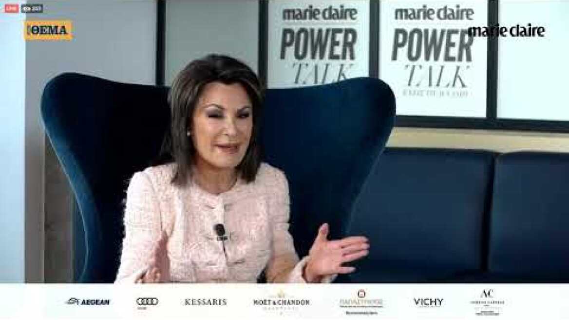 Συνέντευξη της Προέδρου της Επιτροπής "Ελλάδα 2021" στο Marie Claire Power Talk