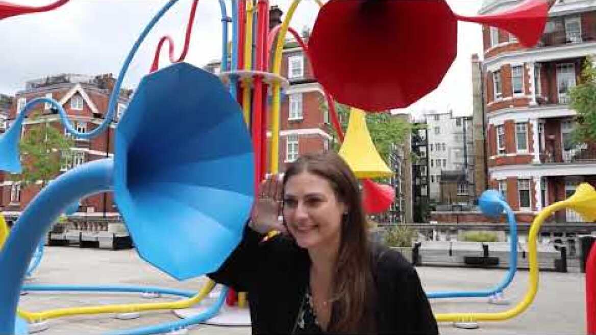 "Sonic Bloom", the new installation by Yuri Suzuki arrives in London