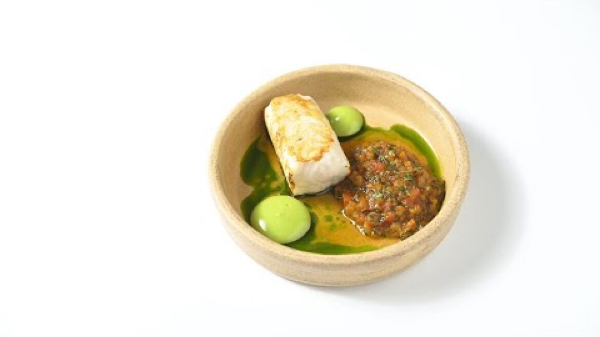 MasterChef 2024 | Μπακαλιάρος με σάλτσα ραγού, μαγιονέζα & λάδι σχοινόπρασο | Βαγγέλης Βέης