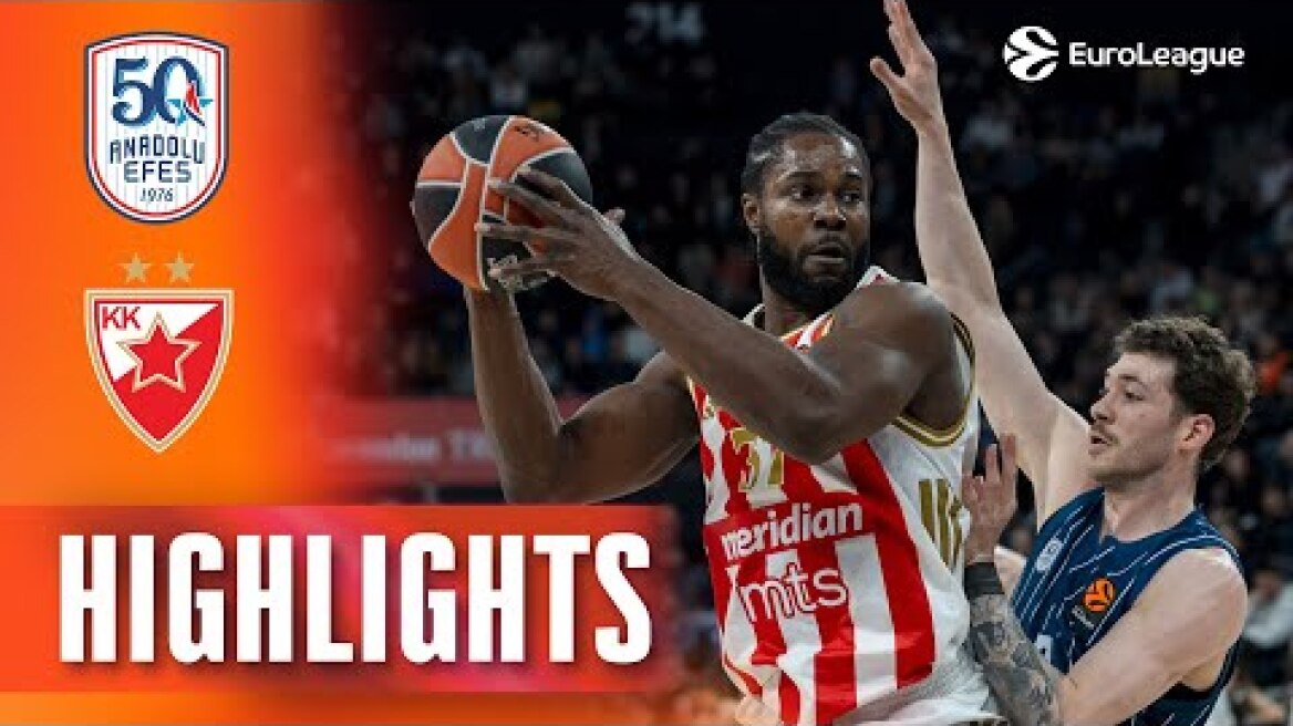 A Statement WIN to START the New Year | Efes - Crvena Zvezda | R19 BASKETBALL HIGHLIGHTS 2025-26