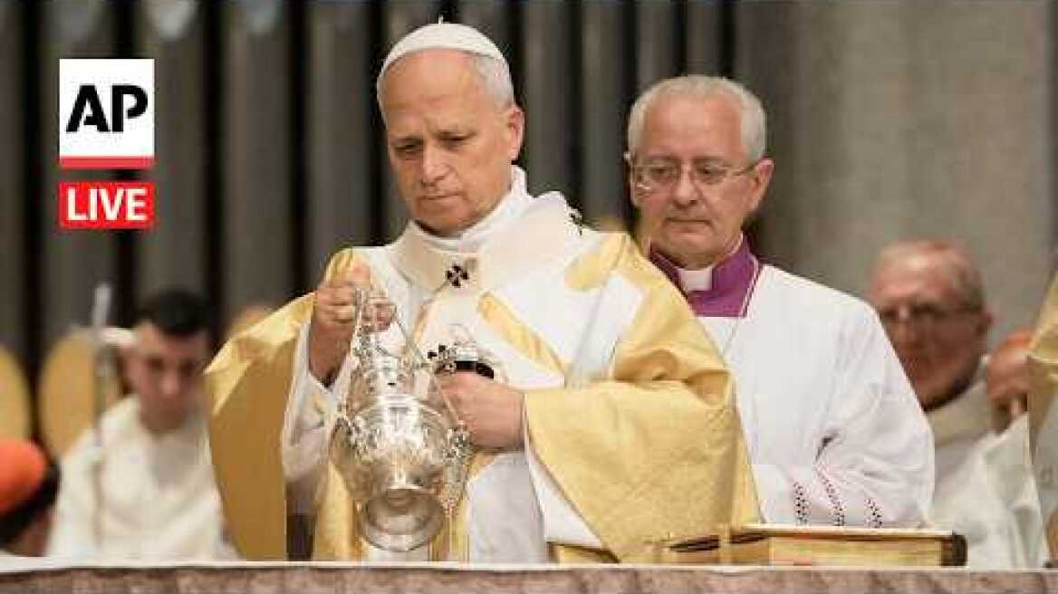 LIVE: Pope Leo XIV celebrates Mass at Sagrada Familia Basilica in Spain