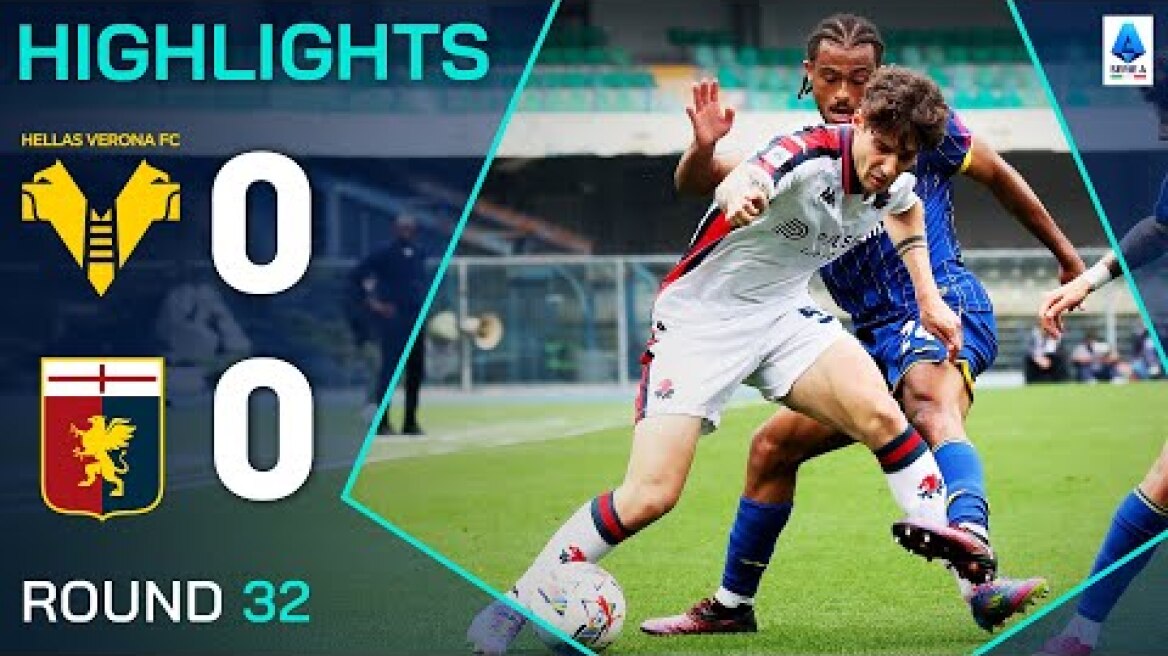 VERONA-GENOA 0-0 | HIGHLIGHTS | Goalless at the Bentegodi Stadium | Serie A 2024/25