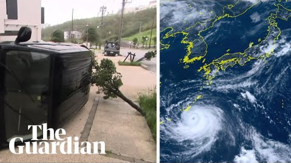 Japan: Typhoon Khanun makes landfall in south-western islands of Okinawa