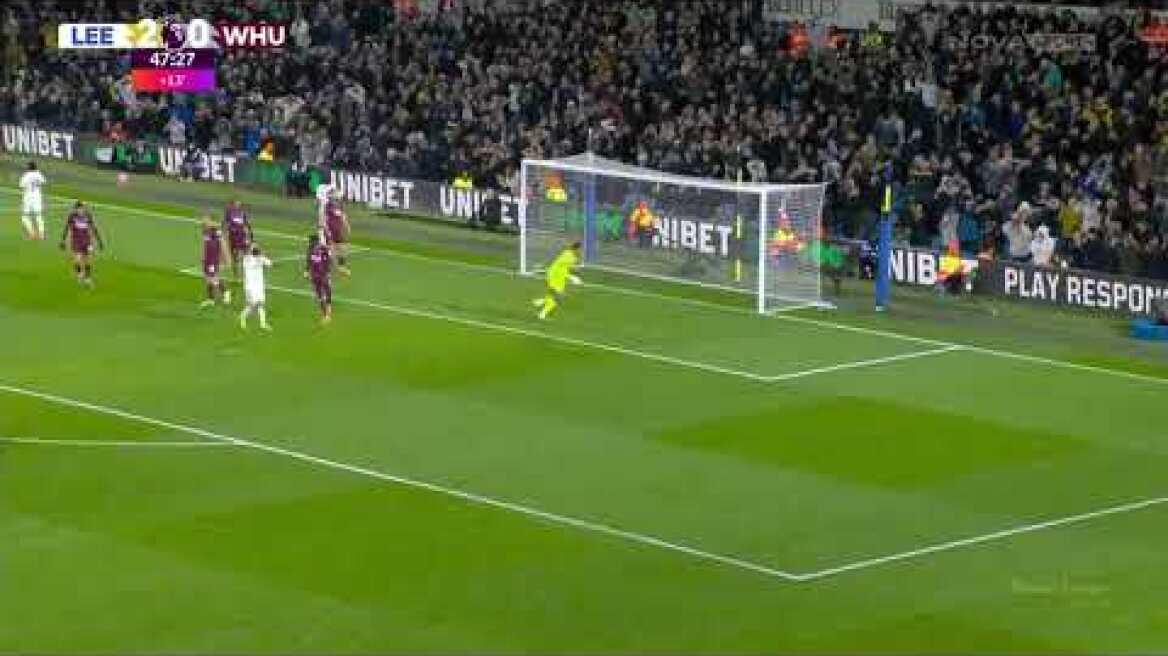 Λιντς - Γουέστ Χαμ: 2-1 (MD9, 24/10/2025)