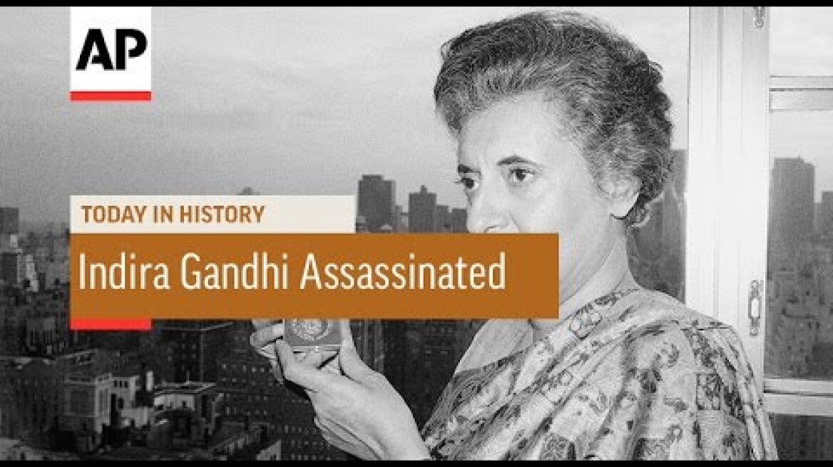 Indira Gandhi Assassinated - 1984 | Today in History | 31 Oct 16