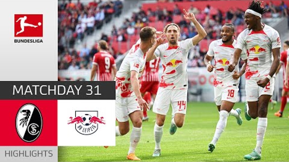 Kampl Saves RBL Top 3 Spot | SC Freiburg - RB Leipzig | Highlights | MD 31 – Bundesliga 2022/23