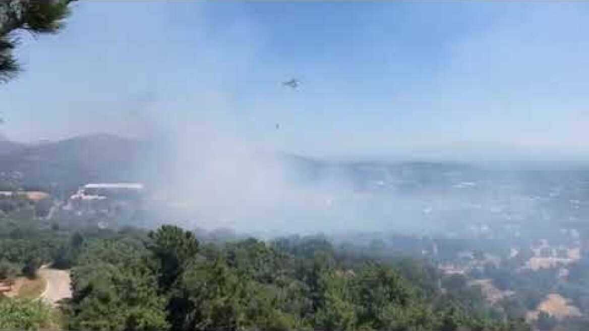 Σε εξέλιξη μεγάλη φωτιά στη Χίο - Εκκενώνονται χωριά 3