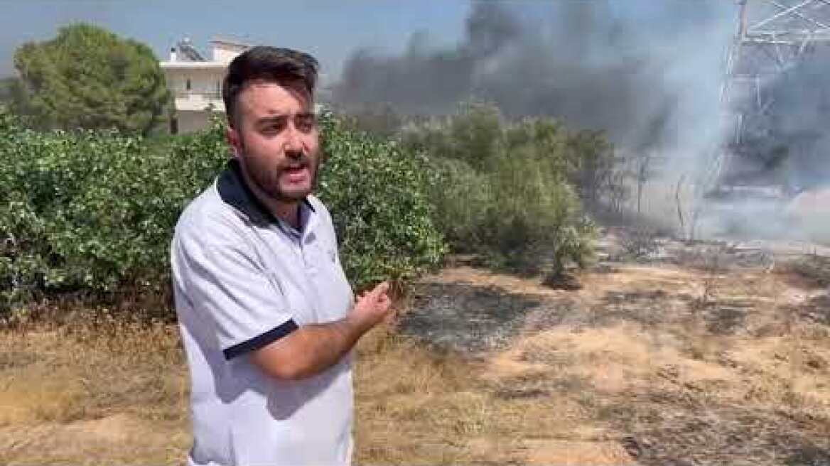 Φωτιά στο Κορωπί: Μαρτυρία κατοίκου Βάρης (2)