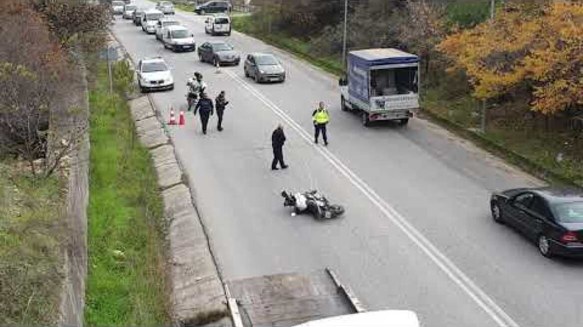 Τροχαίο Ομάδα ΔΙΑΣ στα Τρίκαλα