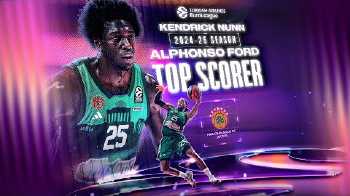 Kendrick Nunn WINS 2024-25 Alphonso Ford Top Scorer AWARD | Euroleague