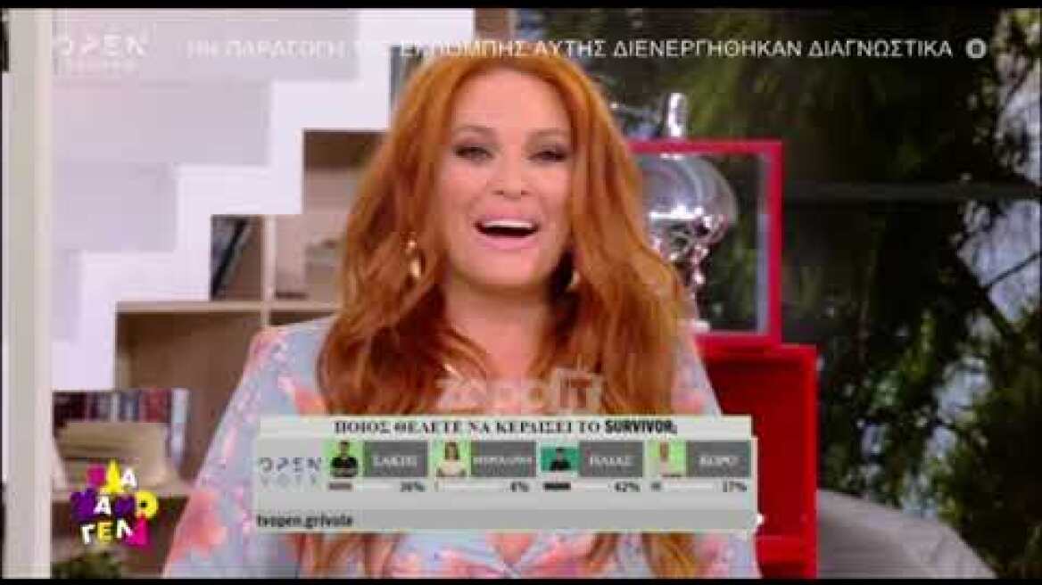 Η Σίσσυ Χρηστίδου απαντά για την "Ελαχαμογελάδα" του Δημήτρη Ουγγαρέζου