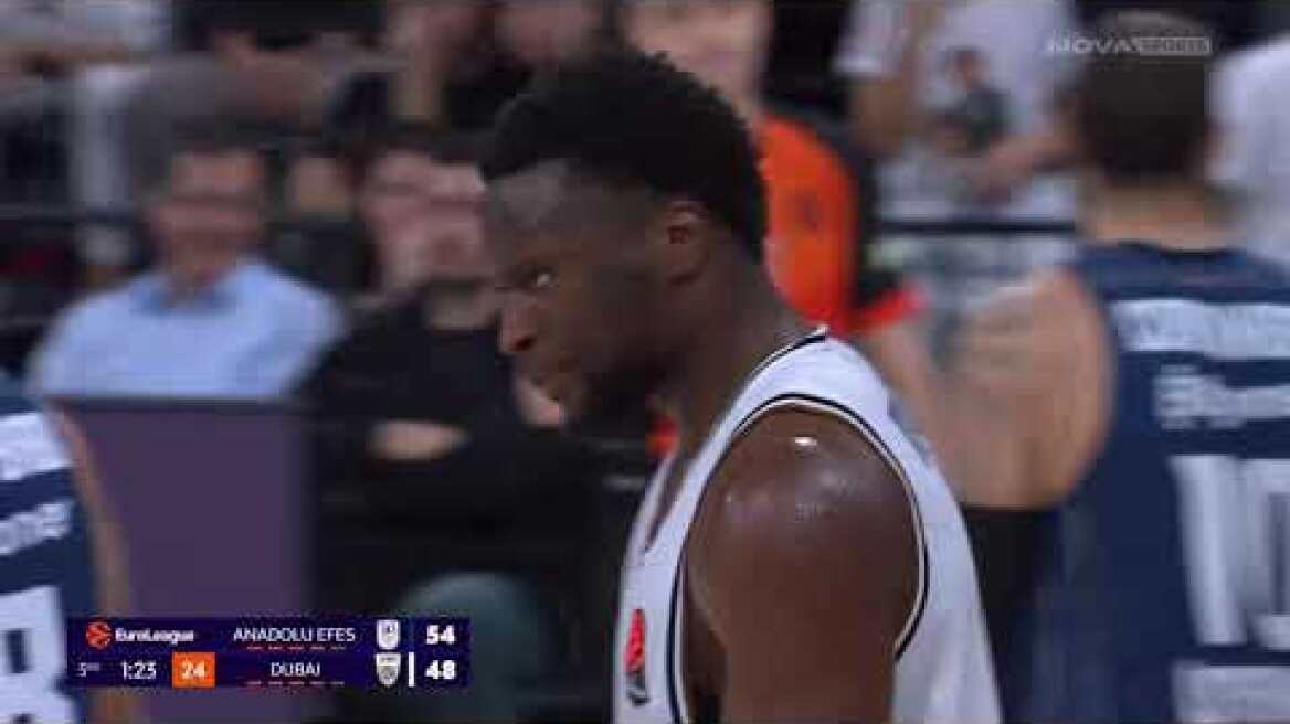 Εφές Αναντολού - Ντουμπάι: 76-80 (MD 17, 19/12/25)