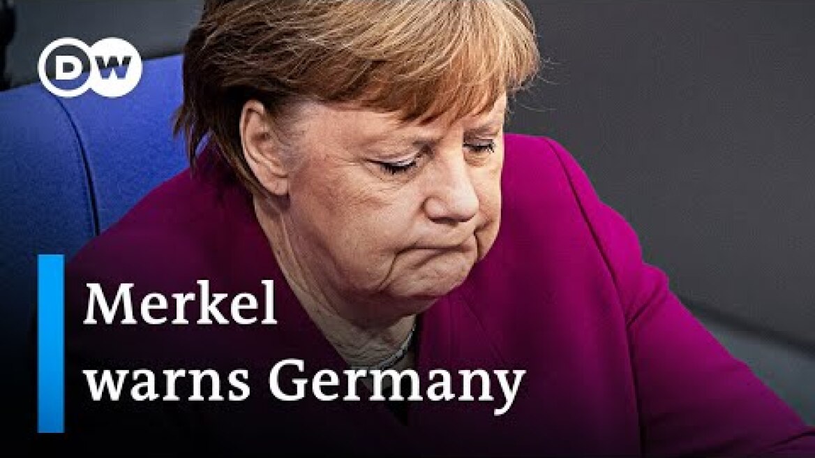 'The hardest decisions of my career' - Angela Merkel addresses German Parliament | DW News