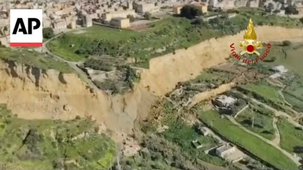 Landslide forces more than 1,500 people to evacuate a town in Italy