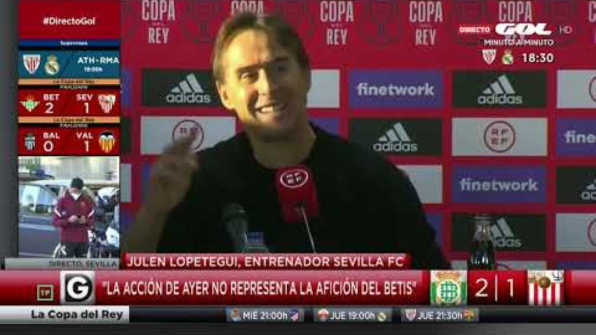 Julen Lopetegui: "ME TOCA LOS COJONES"