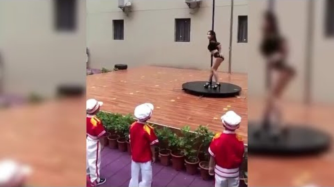 Pole dance show at Chinese kindergarten angers parents