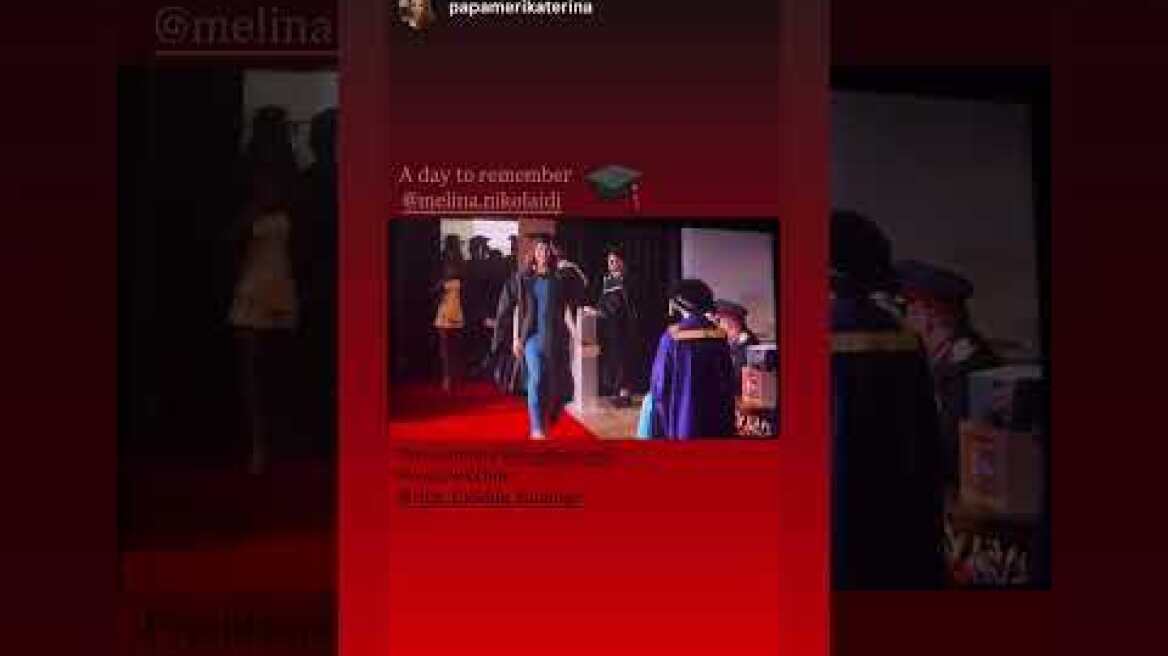 Η κόρη της Δέσποινας Βανδή, Μελίνα Νικολαΐδη αποφοίτησε από πανεπιστήμιο στο Λονδίνο (2)