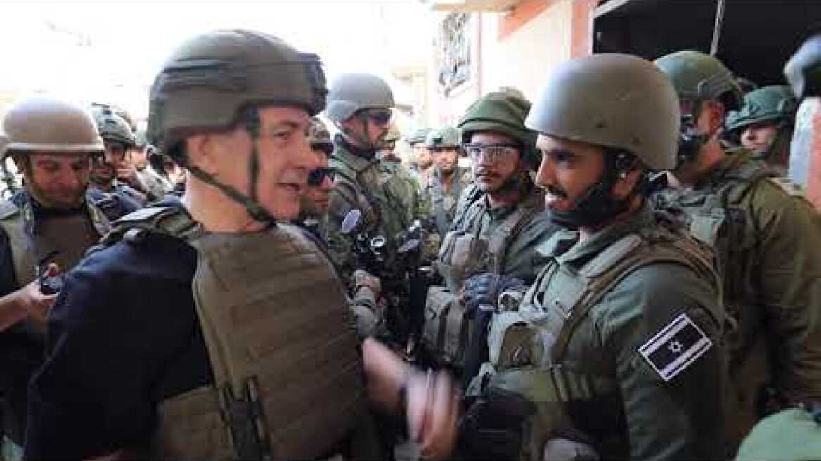 רה"מ נתניהו ברצועת עזה: ״אנחנו ממשיכים עד הסוף - עד הניצחון. שום דבר לא יעצור אותנו. עם ישראל חי״