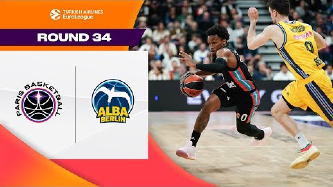 Nadir HIFI Leads PARIS Show | Paris Basketball - Alba Berlin | BASKETBALL HIGHLIGHTS R34 2025