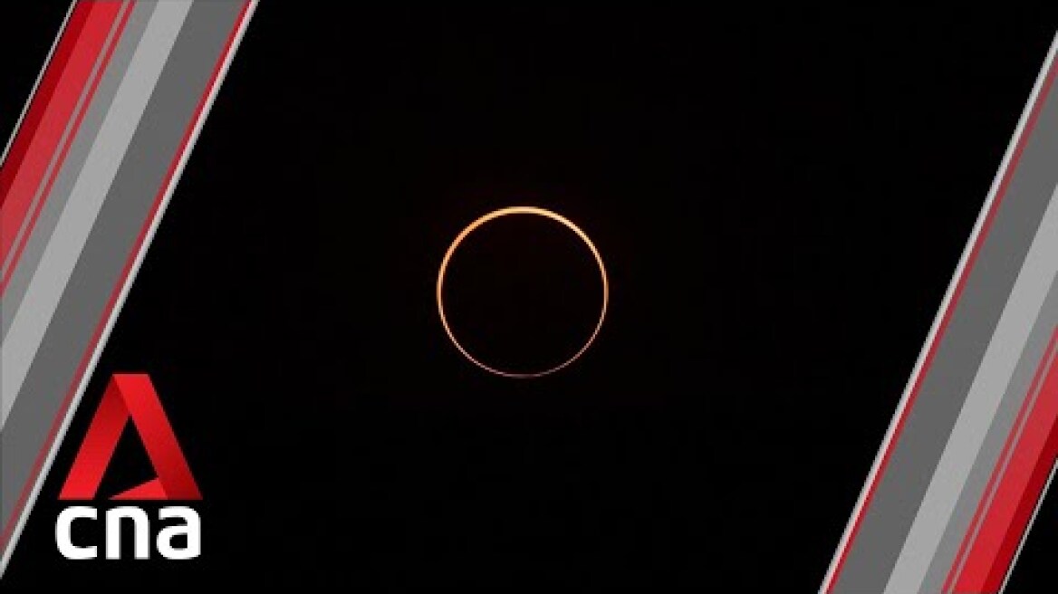 Εντυπωσιακές εικόνες: Όταν σχηματίστηκε το «δαχτυλίδι της φωτιάς» σε έκλειψη ηλίου