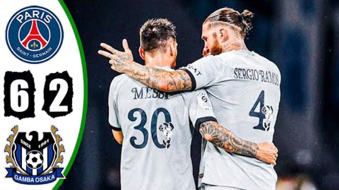 Ρ$G vs Gɑmbɑ Osɑkɑ 6−2 НighIіghtѕ & All GоaIs - 2022 HD