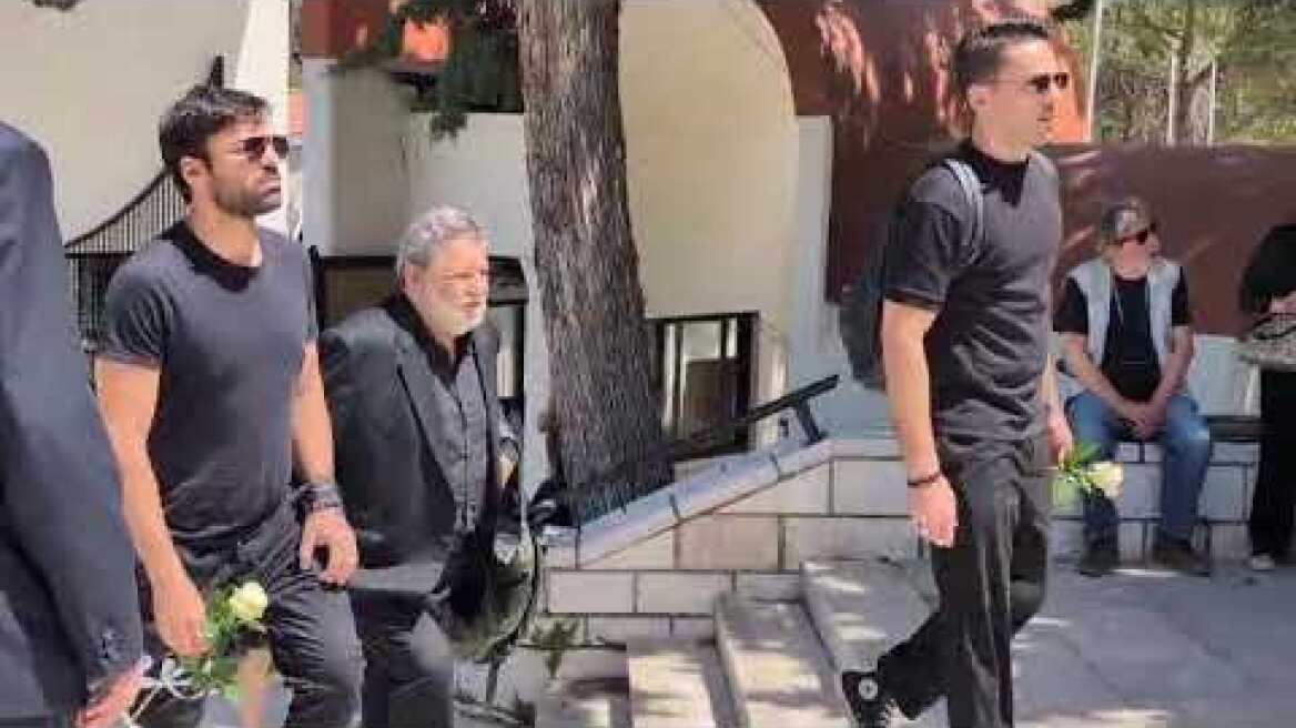 Το τελευταίο αντίο στον Νίκο Γαλανό: Ο Γιώργος Παρτσαλάκης