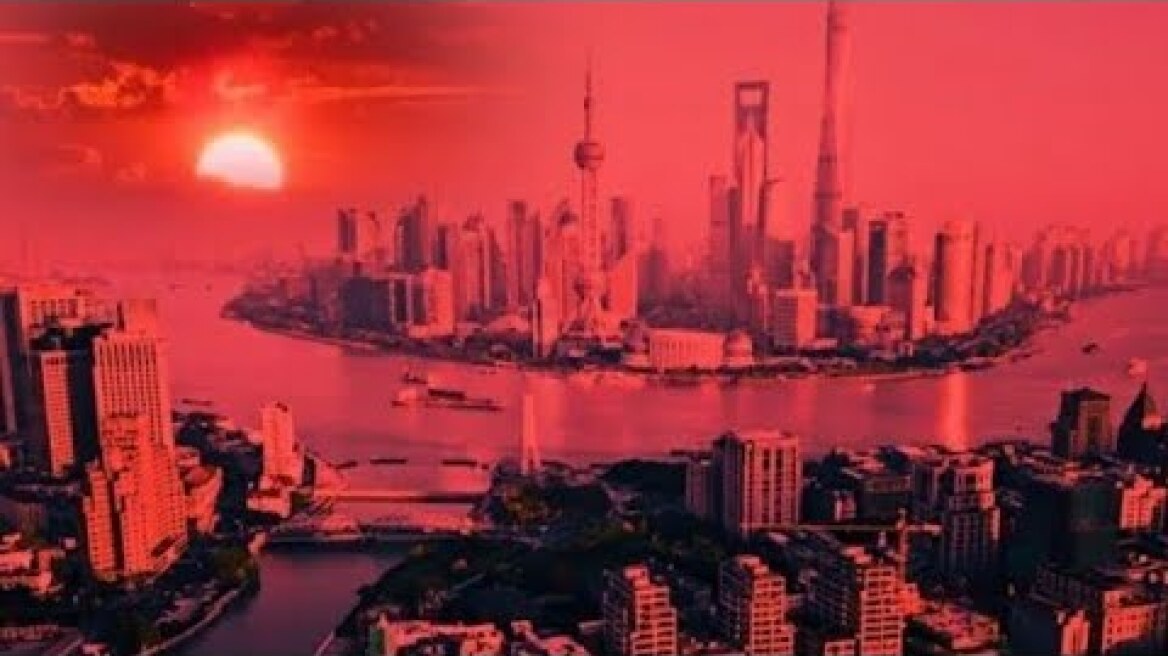 Blood Red sky in Zhoushan, China, on the evening of May 7th, 2022!! 300 years of mystery! 傍晚 血红 天 空