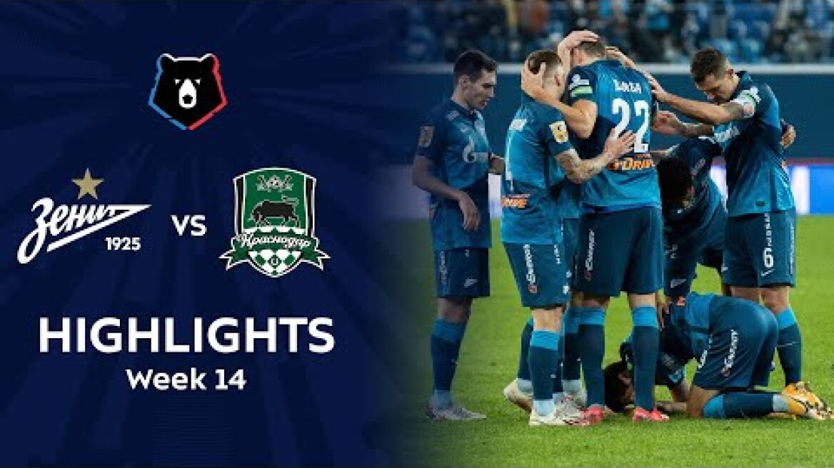 Highlights Zenit vs FC Krasnodar (3-1) | RPL 2020/21