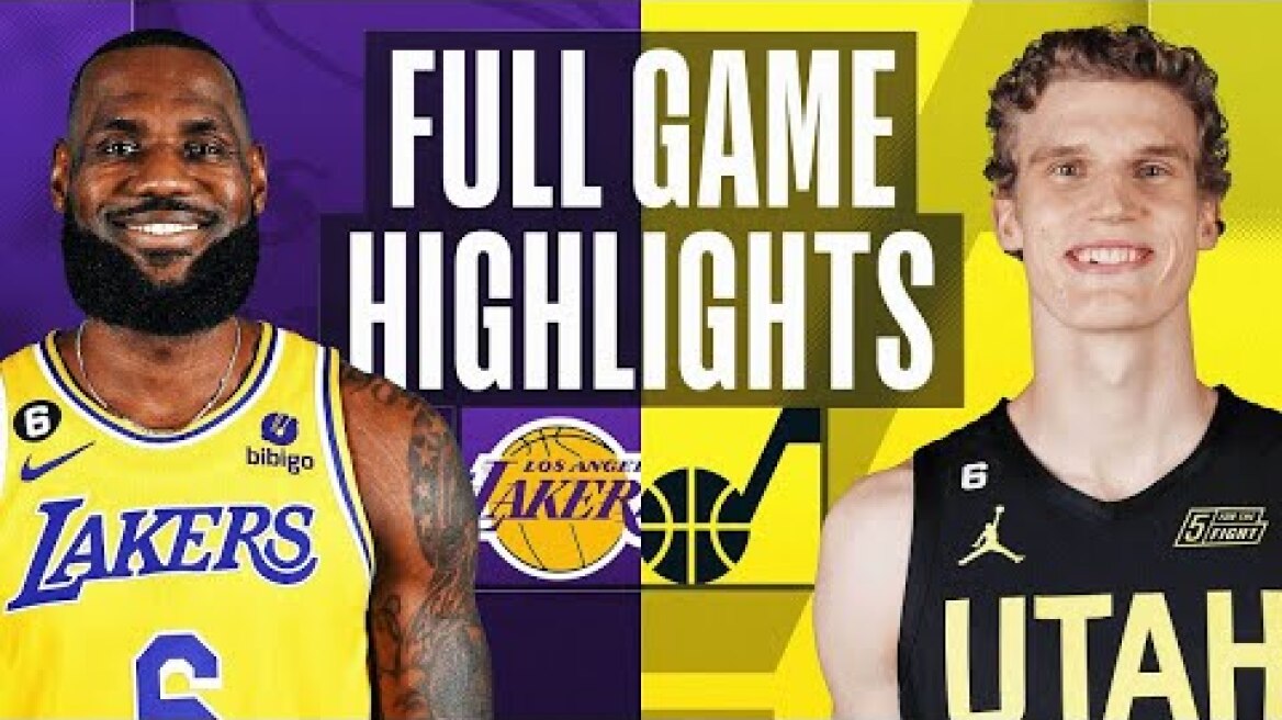 Utah Jazz vs. Los Angeles Lakers Full Game Highlights | Nov 7 | 2022-23 NBA Season