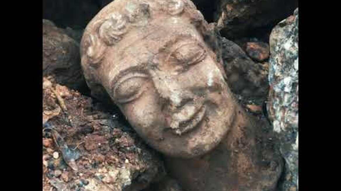 24 12 2019 Εντοπισμός και κατάσχεση κεφαλής Κούρου 6ου π Χ  αιώνα