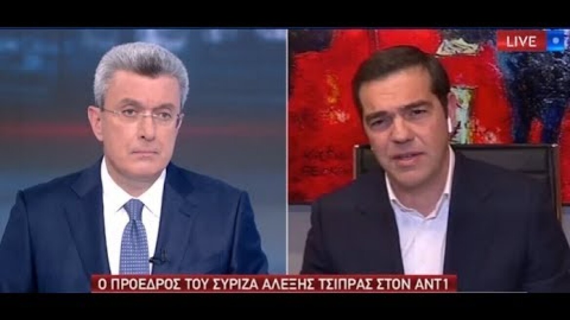 Συνέντευξη στο κεντρικό δελτίο ειδήσεων του ΑΝΤ1