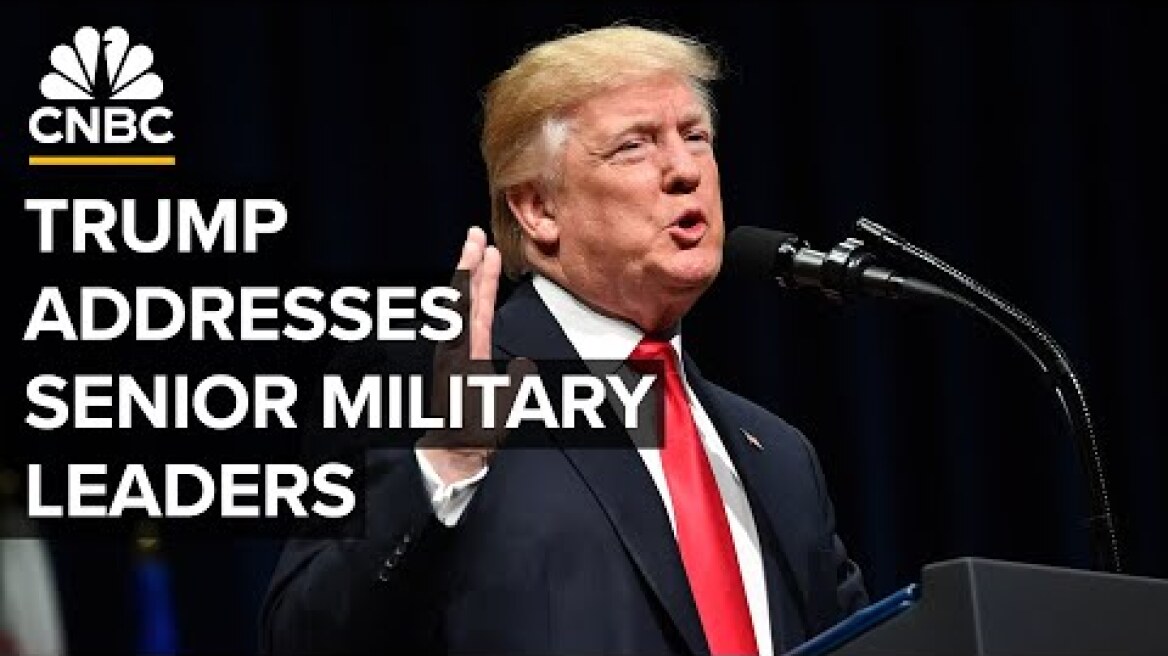President Trump addresses senior military leaders at Quantico, VA — 9/30/2025