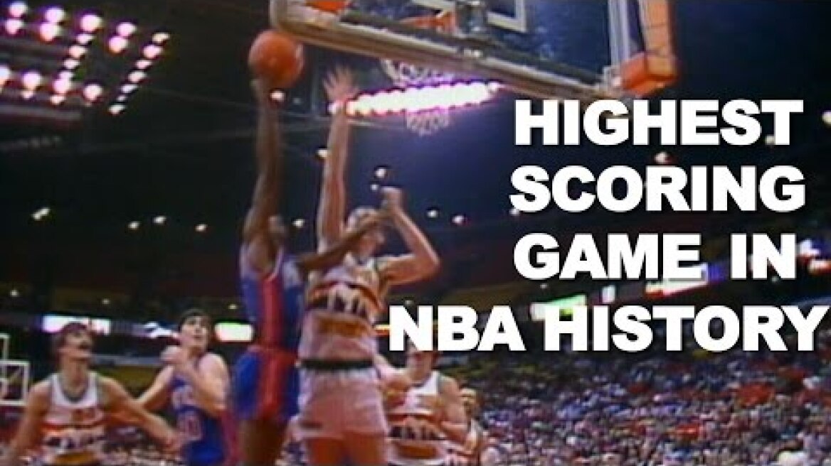 The Highest Scoring Game in NBA History: Pistons @ Nuggets 186-184 3OT!