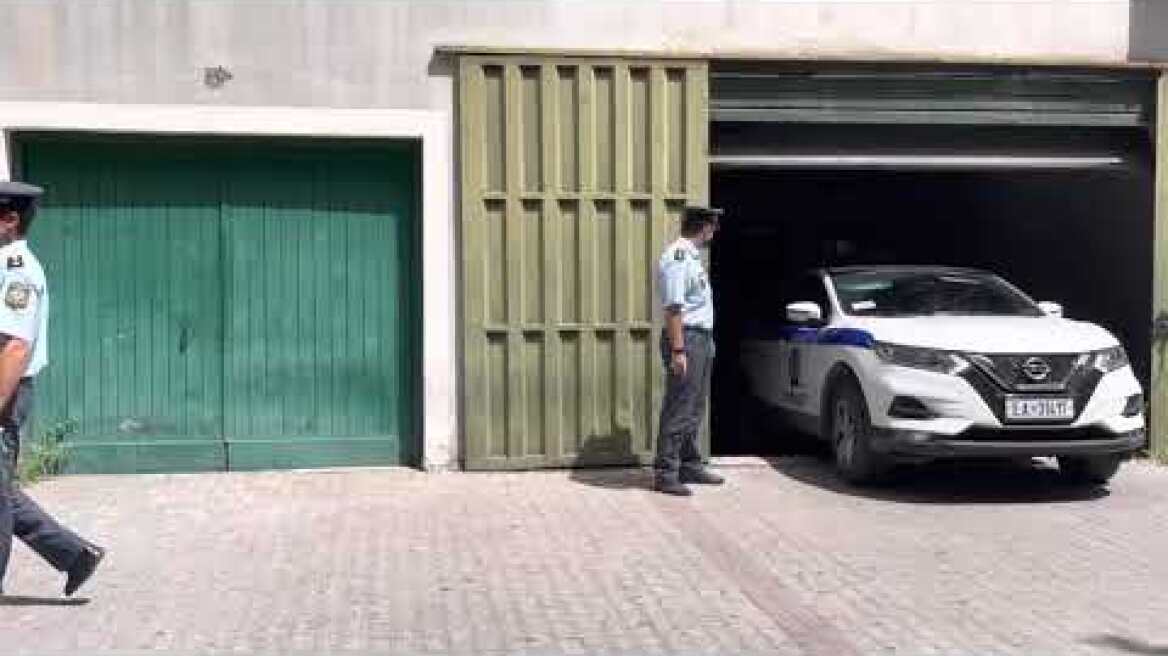 Η αναχώρηση του 54χρονου από το Δικαστικό Μέγαρο Λάρισας