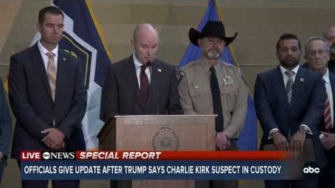 Tyler Robinson identified as suspect in Charlie Kirk's death
