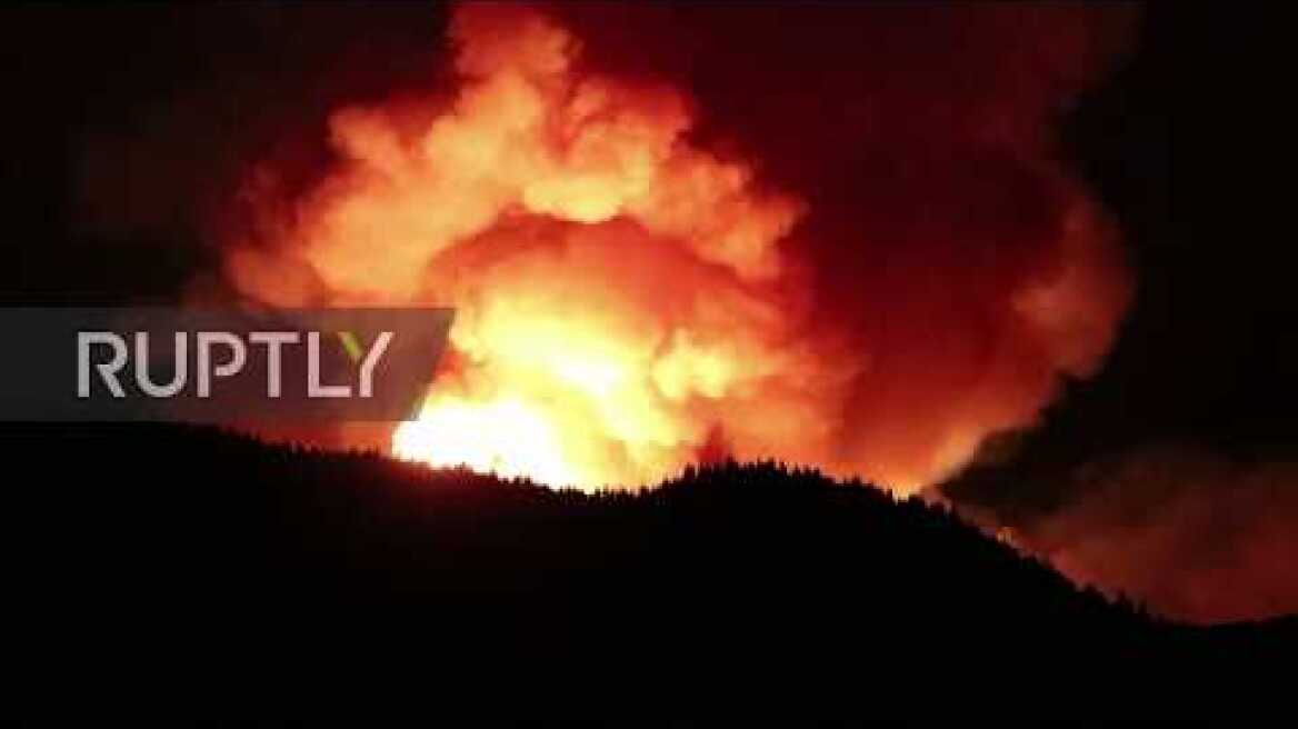 Spain: Fresh wildfires force further evacuations in Gran Canaria