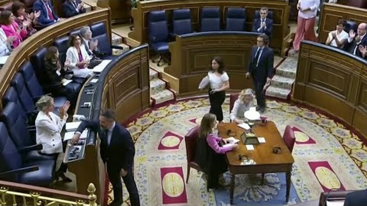 Spain's far-right party abandons parliament in protest over use of regional languages