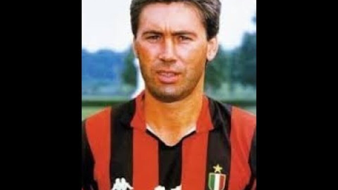 Carlo Ancelotti all 11 goals for Milan