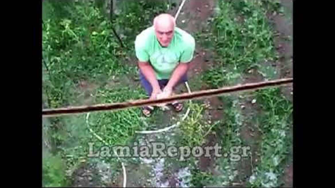 LamiaReport.gr: Χαλάζι στη Ροδίτσα