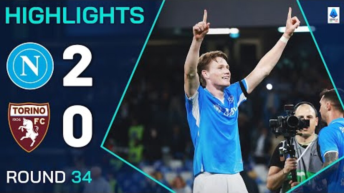 NAPOLI-TORINO 2-0 | HIGHLIGHTS | Magnificent McTominay Sends Napoli Three Clear | Serie A 2024/25