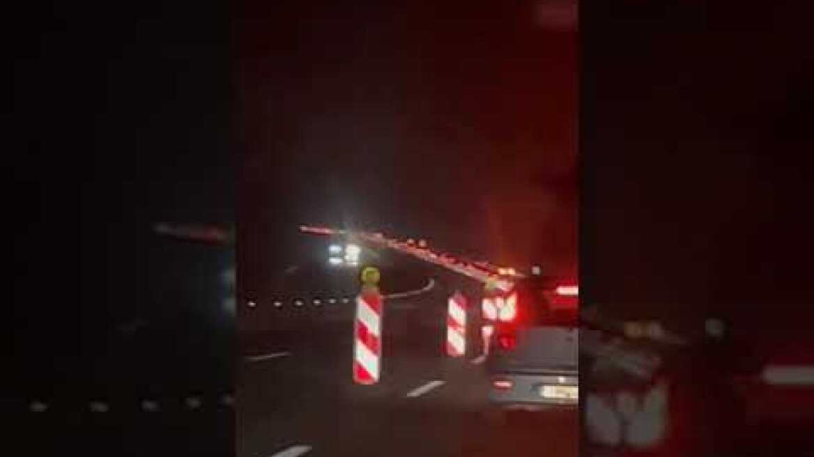 Μποτιλιάρισμα στην Εθνική Οδό