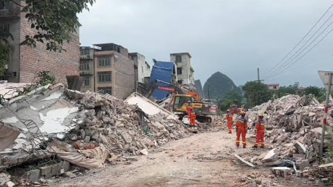 2 dead, 1 missing after 5.2-magnitude earthquake hits south China's Guangxi